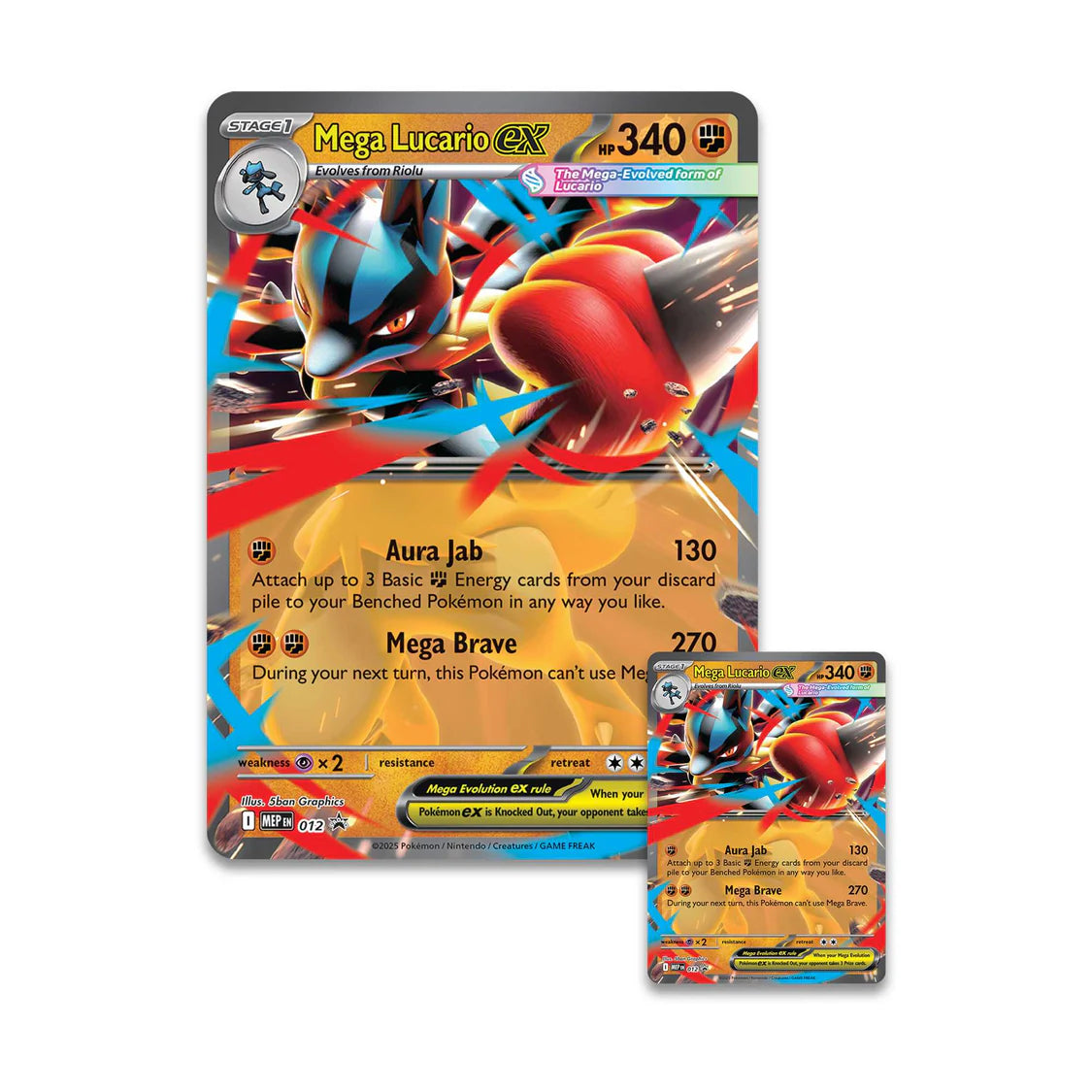 Pokemon TCG: Mega Lucario ex Figure Collection