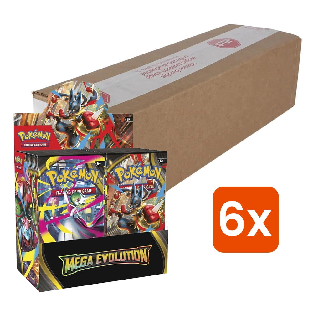 Pokemon TCG: Mega Evolution - 6x Booster Box (Sealed Case)
