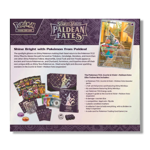 Paldean Fates Elite Trainer Box (ETB) Pokémon TCG UK | Collector's