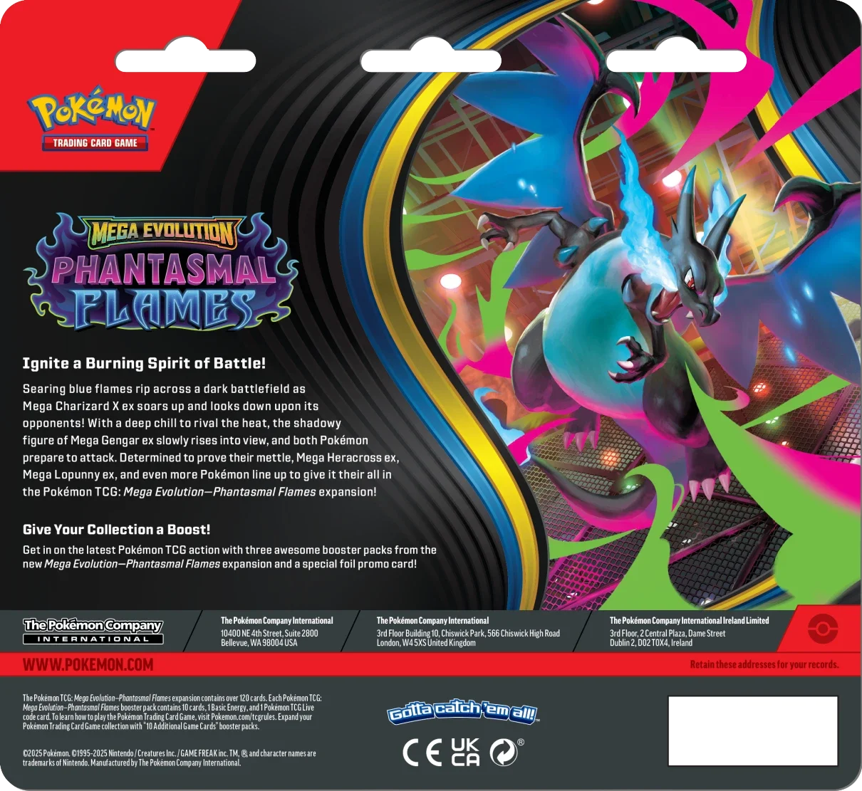 Pokemon TCG: Phantasmal Flames - 3 Pack Blister - Sneasel