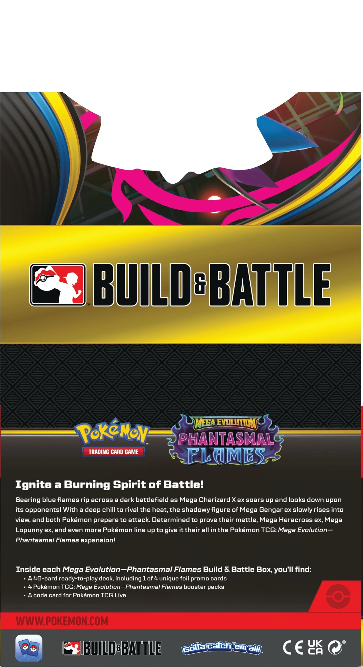 Pokemon TCG: Phantasmal Flames - Build & Battle Box