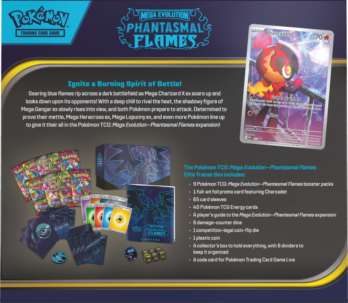 Pokemon TCG: Phantasmal Flames - Elite Trainer Box