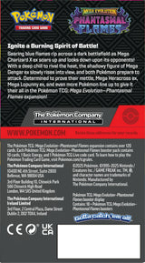 Pokemon TCG: Phantasmal Flames - Half Booster Box (18 Packs)