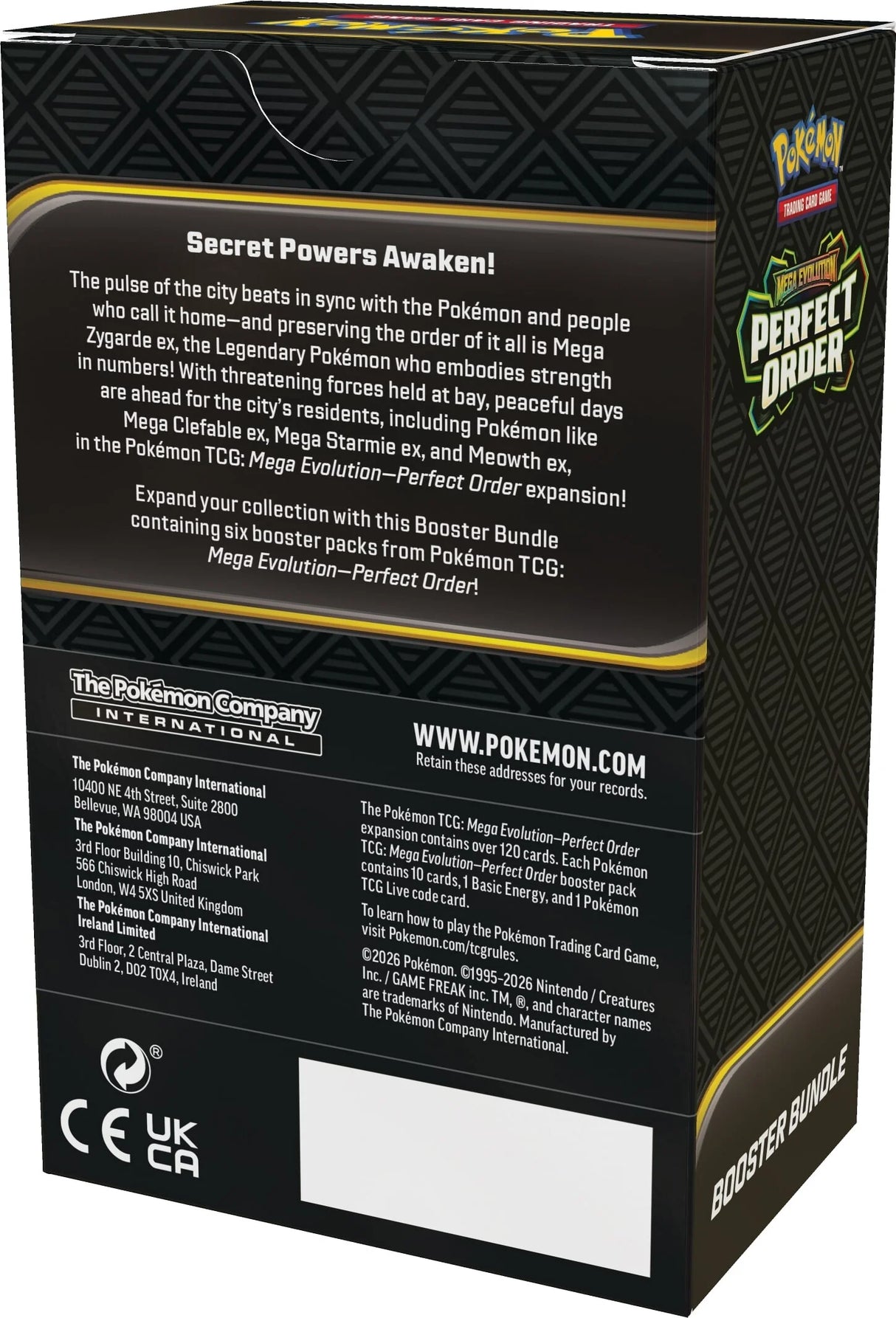 Pokemon TCG: Perfect Order - Booster Bundle (6 Packs)
