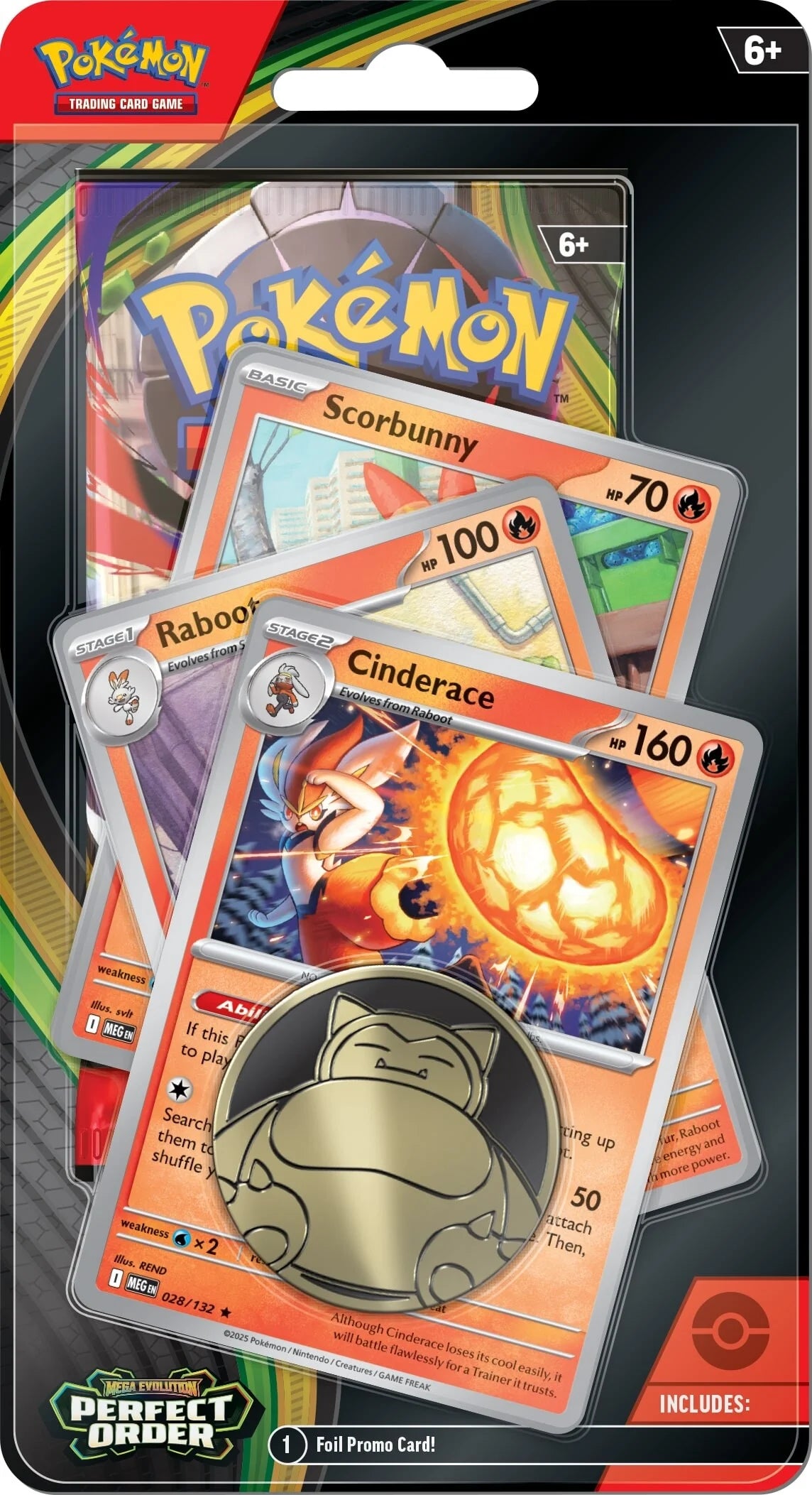 Pokemon TCG: Perfect Order - Premium Checklane - Cinderace