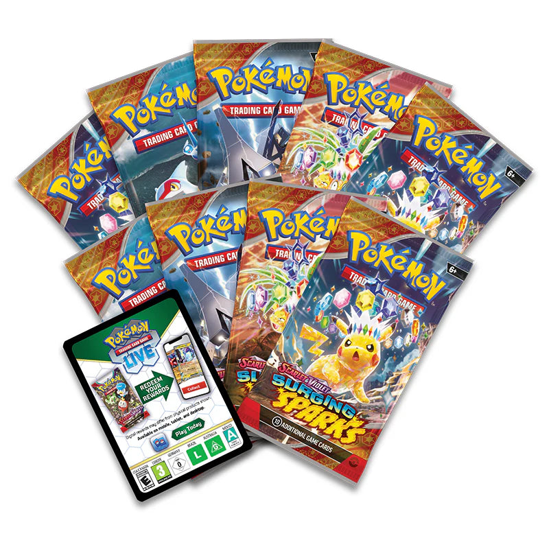 Pokemon TCG: Surging Sparks - Elite Trainer Box