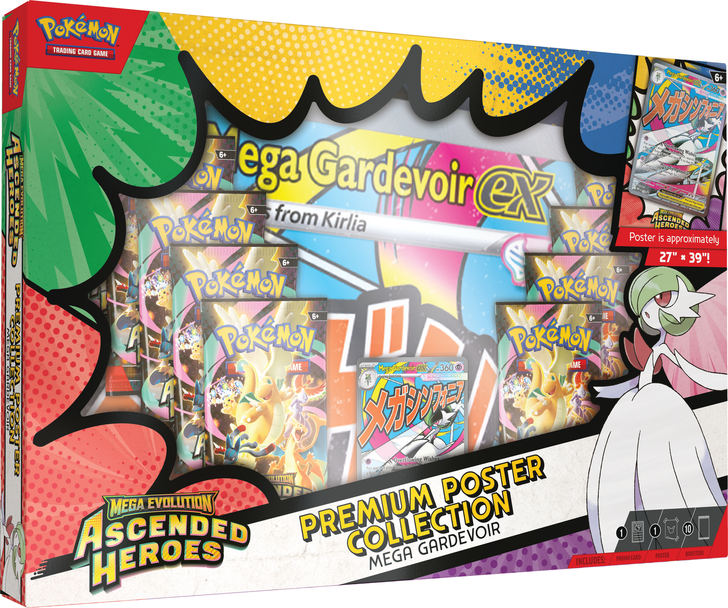 Pokemon TCG: Ascended Heroes – Premium Poster Collection - Mega Gardevoir