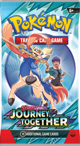 pokemon journey together half booster box Pokemon Journey Together Half Booster Box (18 Packs). New and Sealed