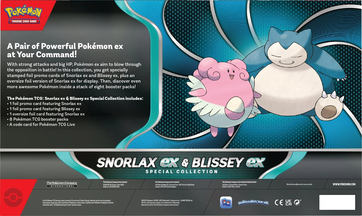 Pokémon TCG: Snorlax ex & Blissey ex Special Collection Box