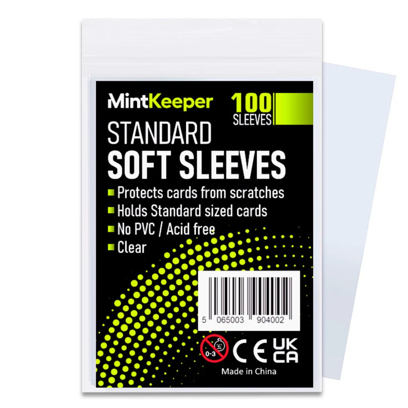 MintKeeper - Standard Soft Sleeves - Pack of 100
