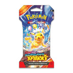 Surging Sparks Sleeved Booster Pack, front