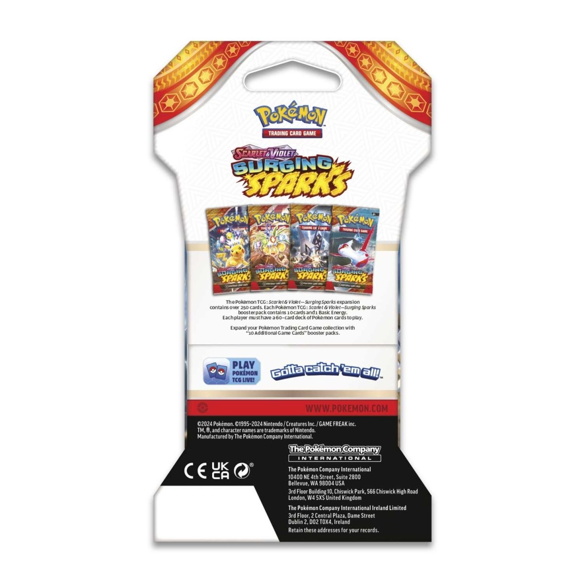 Pokemon TCG: Surging Sparks - Sleeved Booster Pack