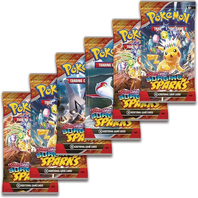Pokemon TCG: Surging Sparks - Booster Bundle (6 Packs)