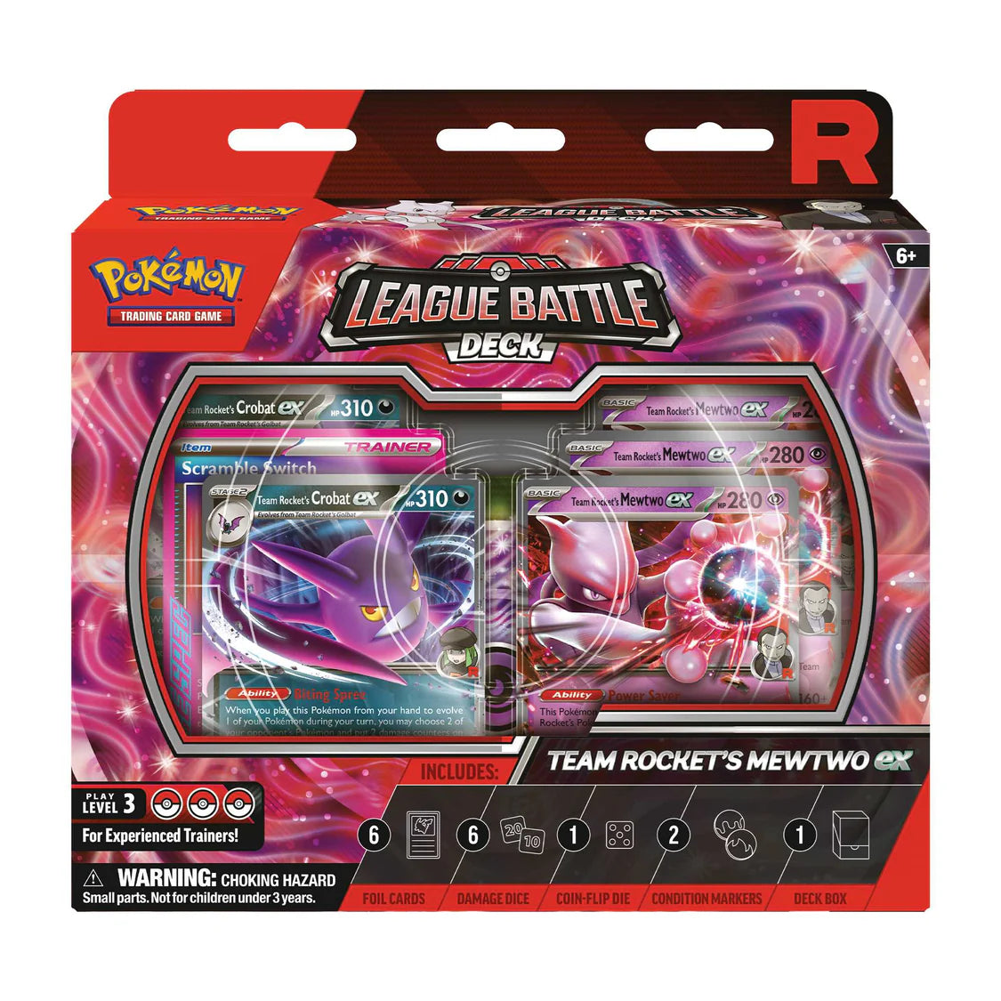 Pokemon TCG: Team Rocket's Mewtwo ex League Battle Decks