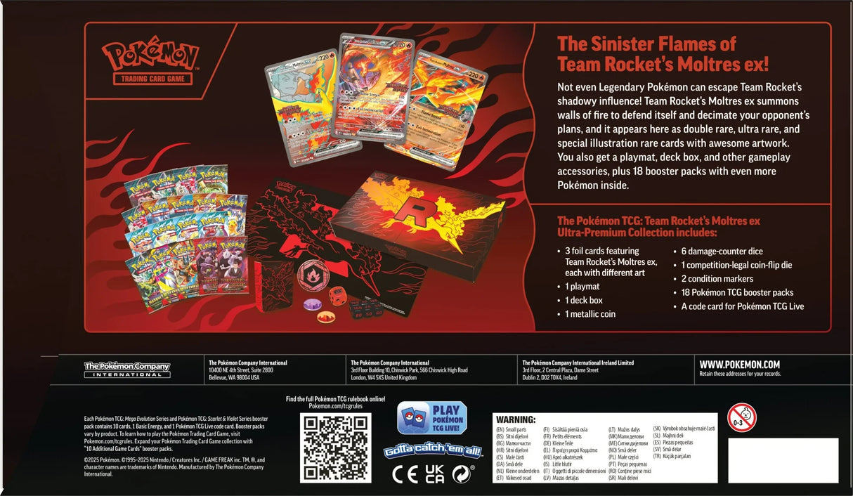 Pokémon TCG: Team Rocket's Moltres ex Ultra-Premium Collection