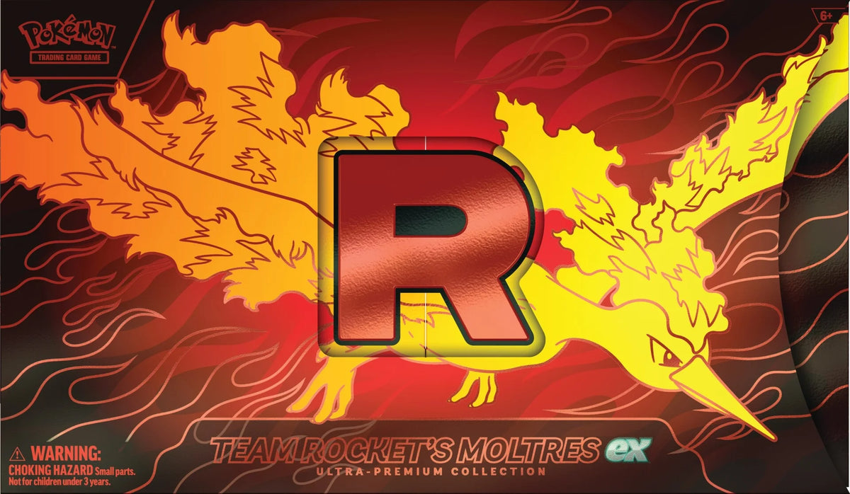 Pokémon TCG: Team Rocket's Moltres ex Ultra-Premium Collection (MINOR DAMAGE)