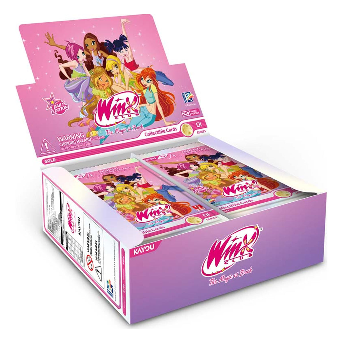 Winx Club Fairy Diary Cards: Daily Edition Series 1 - Booster Box (20 Packs)