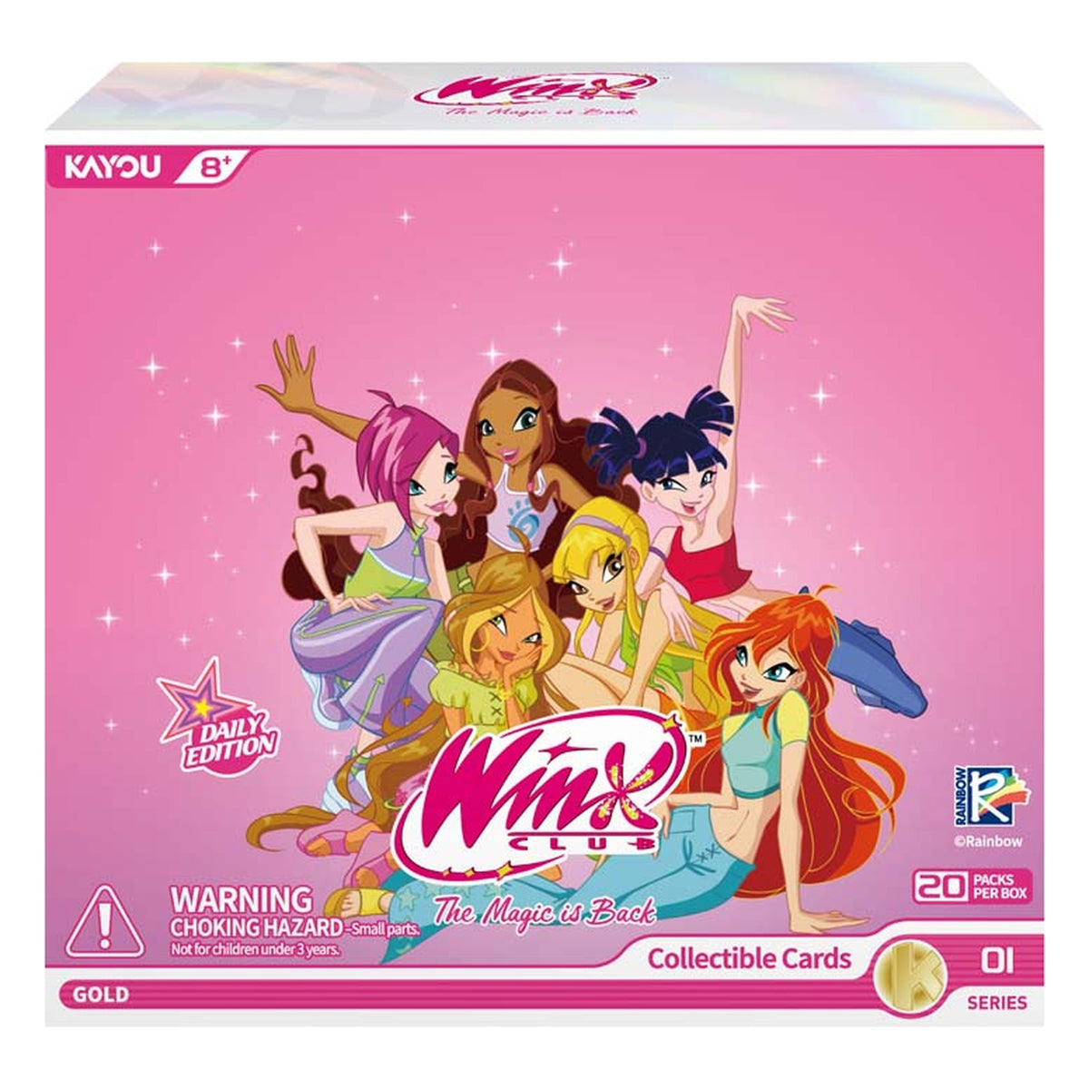Winx Club Fairy Diary Cards: Daily Edition Series 1 - Booster Box (20 Packs)