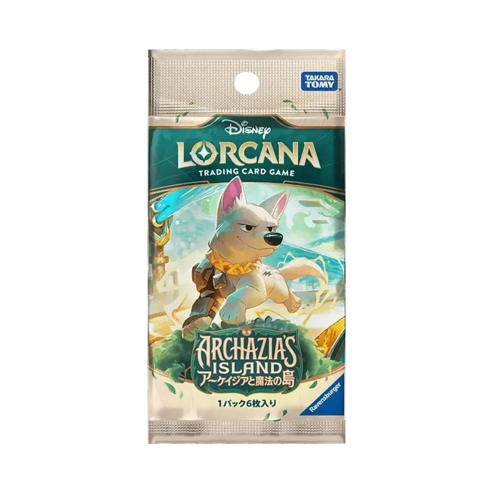 Disney Lorcana Archazia's Island Japanese booster box, Bolt pack