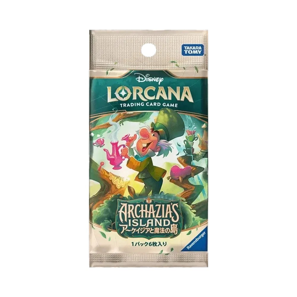 Disney Lorcana Archazia's Island Japanese booster box, Mad Hatter pack