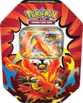 Ascended Heroes Tin, Mega Emboar ex, front