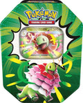 Ascended Heroes Tin, Mega Meganium ex, front