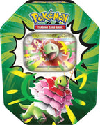 Ascended Heroes Tin, Mega Meganium ex, front