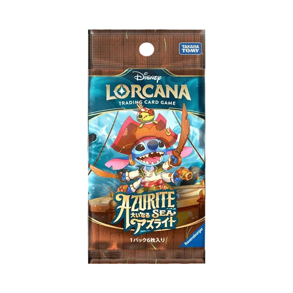 Disney Lorcana Azurite Sea Japanese booster box, Stitch pack