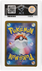 Blaziken 101/098 Glory of Team Rocket Ace Grading 10 — close-up back view of the certified slab