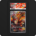 Blaziken 101/098 Glory of Team Rocket Ace Grading 10 — front of the graded slab