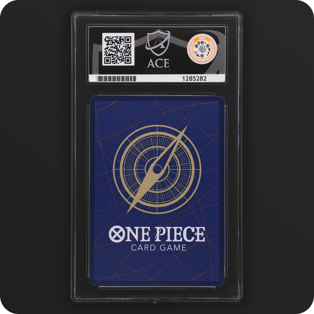 Boa Hancock OP12-014 Adventure on Kami’s Island Ace Grading 10 — back of the graded slab