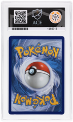 Carbink 242/217 Ascended Heroes Ace Grading 10, close-up back view of the certified slab