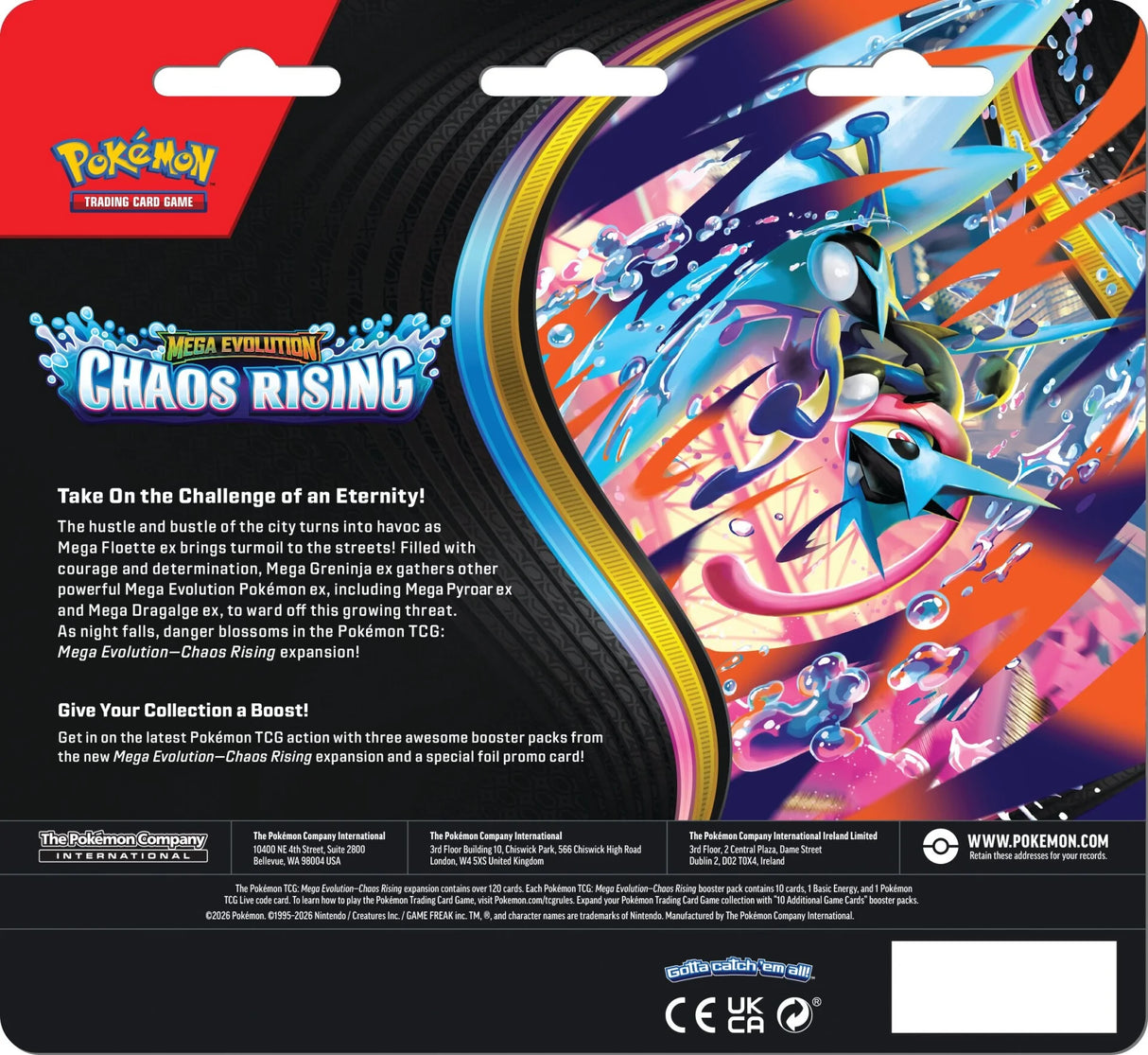 Pokemon TCG: Chaos Rising - 3 Pack Blister - Charmeleon
