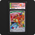 Charmander 038 Black Star Promo Ace Grading 10 — front of the graded slab