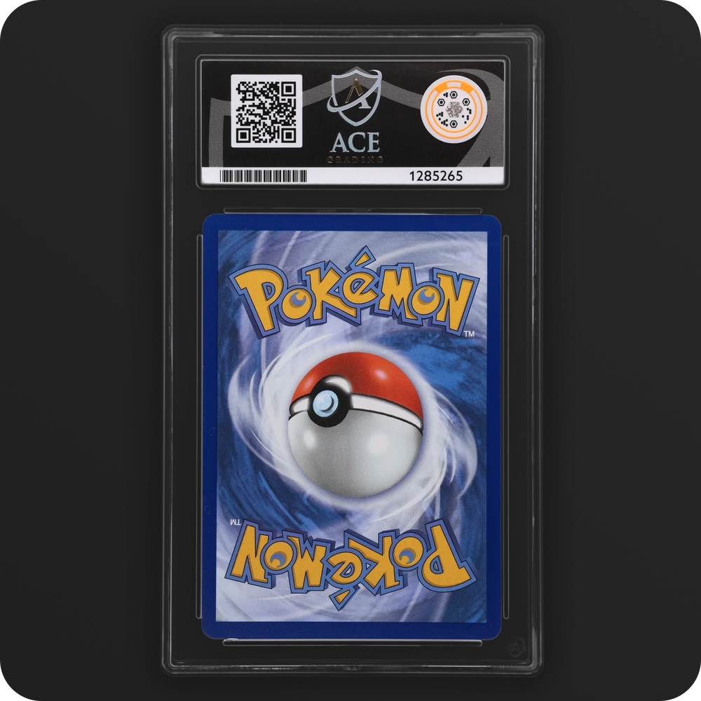 Crobat 093/086 Chaos Rising Ace Grading 10 — back of the graded slab