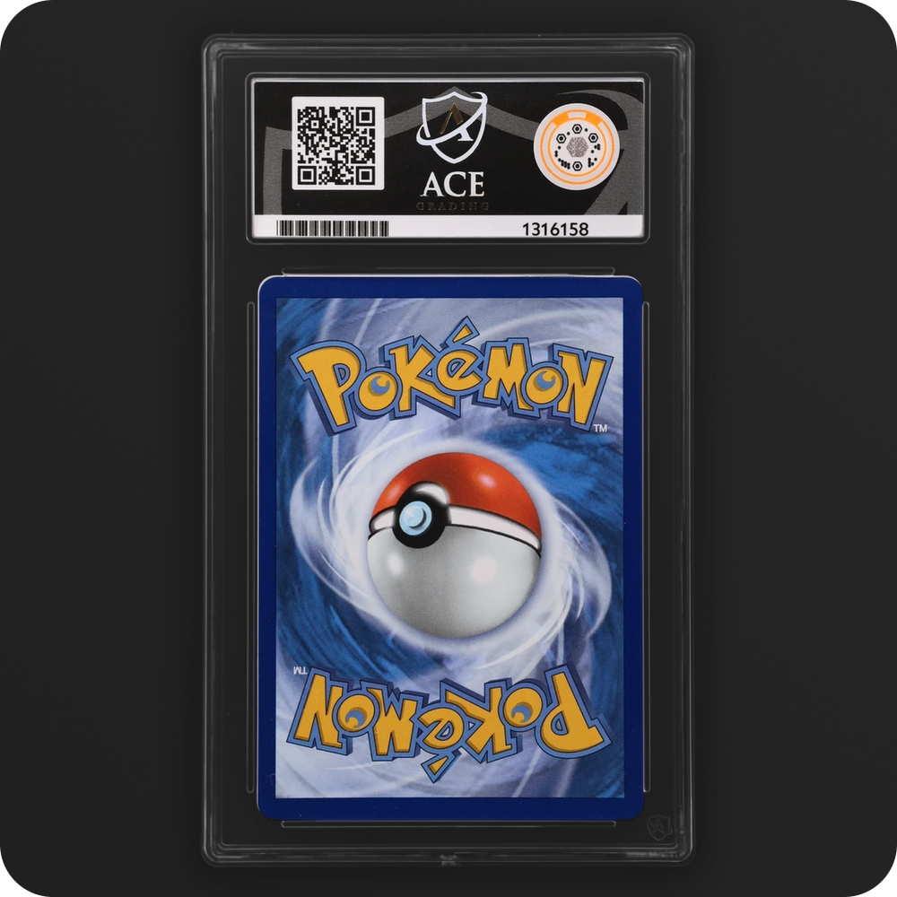 Cynthia’s Spiritomb 244/217 Ascended Heroes Ace Grading 10, back of the graded slab