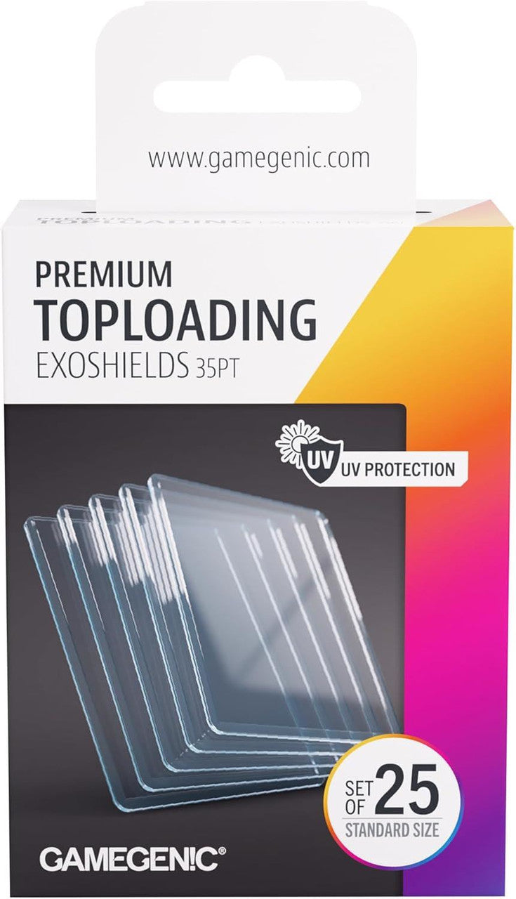 Gamegenic Premium Toploading Exoshields (Pack of 25)