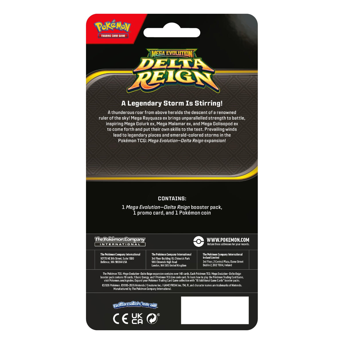 Pokemon TCG Delta Reign Checklane Blister - Spritzee