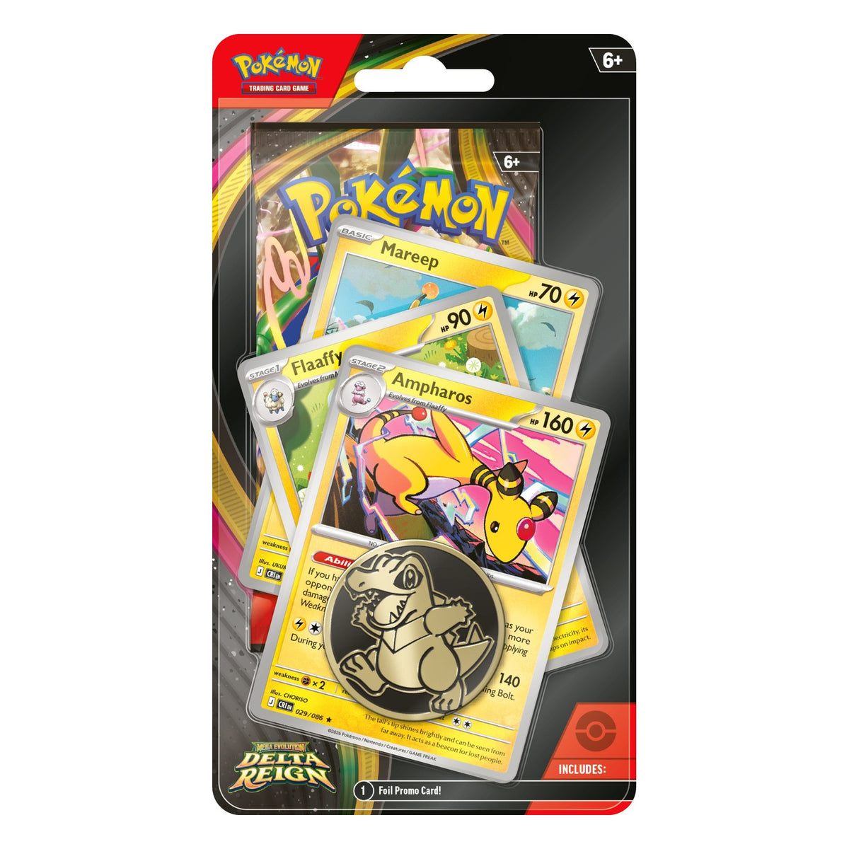 Pokemon TCG Delta Reign Premium Checklane Blister - Ampharos