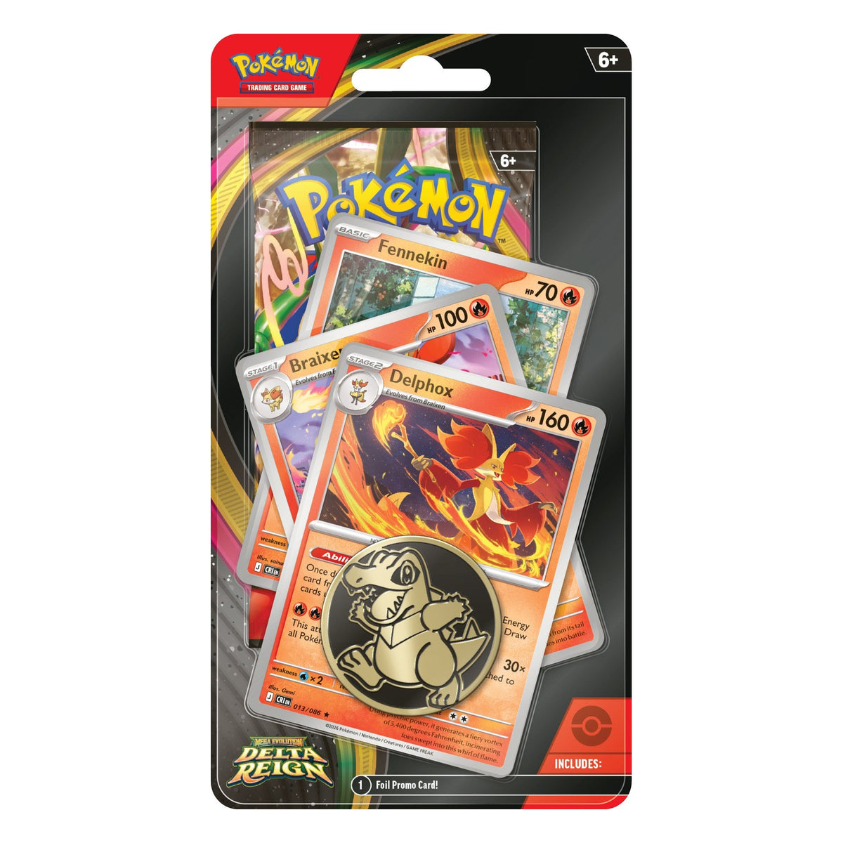 Pokemon TCG Delta Reign Premium Checklane Blister - Delphox