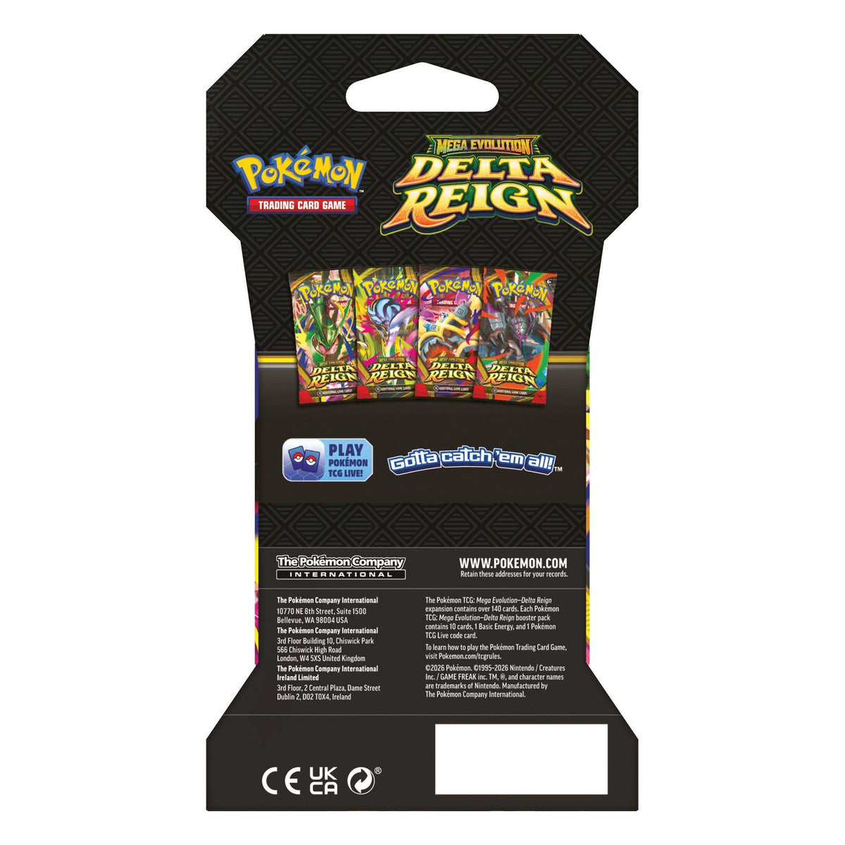 Pokemon TCG Delta Reign Sleeved Booster Pack