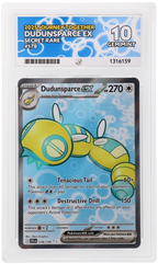 Dudunsparce ex 178/159 Journey Together Ace Grading 10 — close-up front view of the certified slab