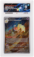 Espathra 197/182 Paradox Rift Ace Grading 9 — close-up front view of the certified slab
