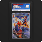 Ethan’s Magcargo 222/217 Ascended Heroes Ace Grading 10, front of the graded slab