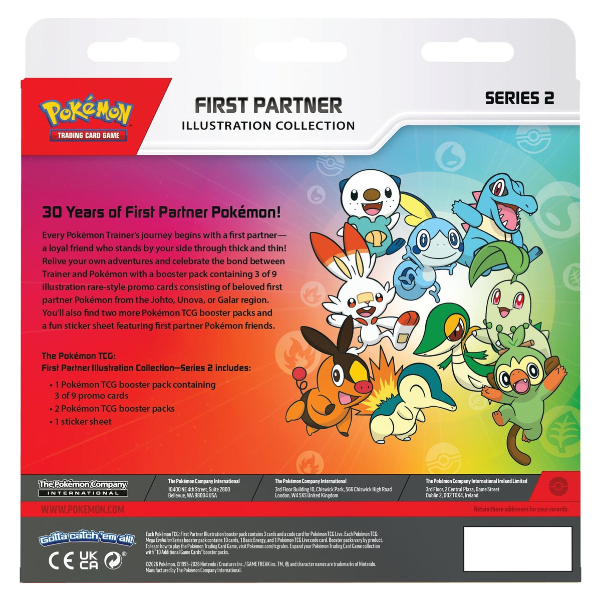 First Partner Illustration Collection Series 2 box, back