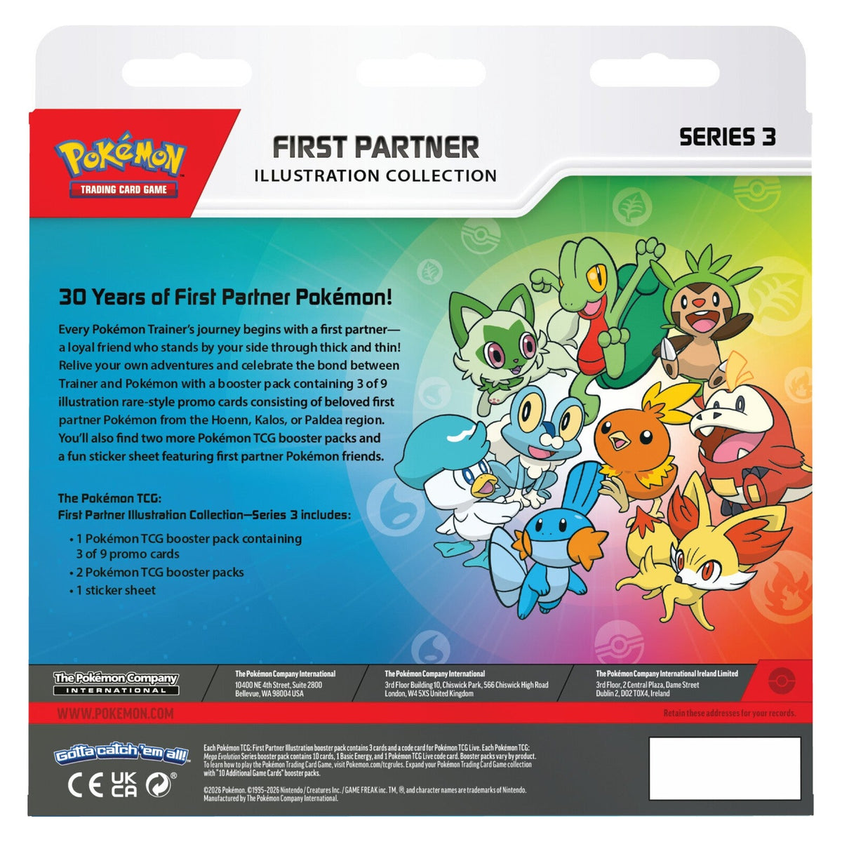 First Partner Illustration Collection Series 3 box, back