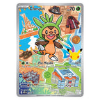 Chespin illustration rare-style promo, MEP 058 (Kalos)
