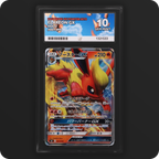Flareon GX 001/038 Eevee GX Starter Sets Ace Grading 10, front of the graded slab