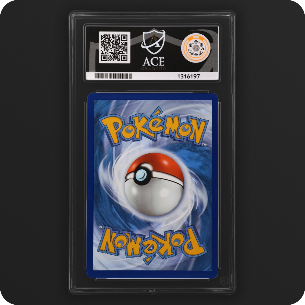 Flying Pikachu VMAX 007/025 Celebrations Ace Grading 10 — back of the graded slab
