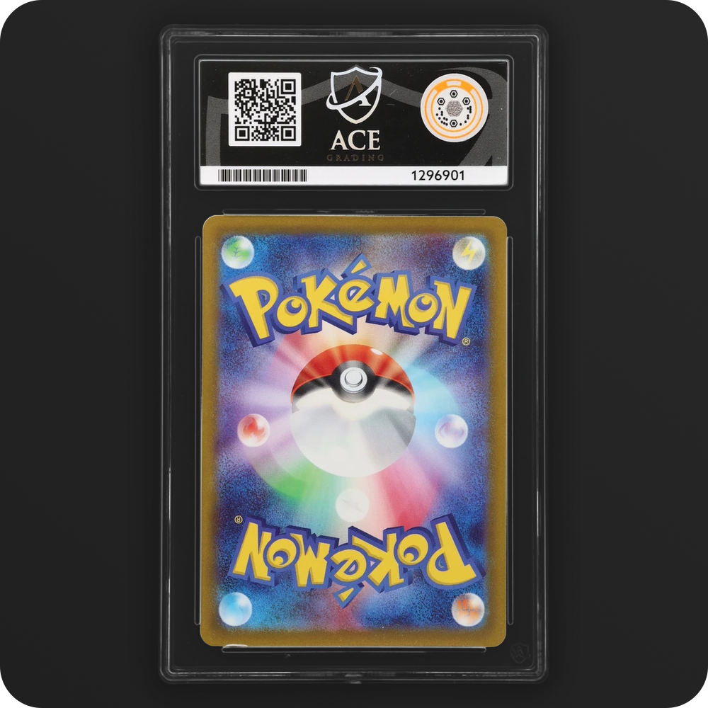 Froakie 086/083 Ninja Spinner Ace Grading 10, back of the graded slab